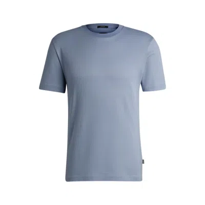 HUGO BOSS REGULAR-FIT T-SHIRT IN STRUCTURED COTTON