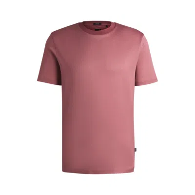 HUGO BOSS REGULAR-FIT T-SHIRT IN STRUCTURED COTTON