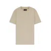 Hugo Boss Regular-fit T-shirt In Structured Cotton In Neutral
