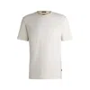Hugo Boss Porsche X Boss Mercerized-cotton T-shirt With Special Branding In White