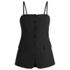 Hugo Boss Regular-fit Tailored Vest In Pinstripe Stretch Fabric In Multi