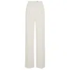Hugo Boss Regular-fit Trousers In Matte Fabric In White