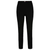 Hugo Boss Skinny-cut Cropped Trousers In Black