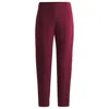 Hugo Boss Regular-fit Trousers In Stretch Fabric With Tapered Leg In Pink