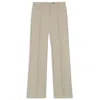 Hugo Boss Regular-fit Trousers In Virgin-wool Twill In Neutral