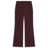 Hugo Boss Regular-fit Trousers In Virgin-wool Twill In Burgundy