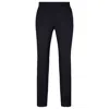 Hugo Boss Regular-fit Trousers In Wool Serge In Dark Blue