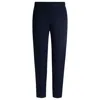 Hugo Boss Regular-fit Trousers With Front Crease In Blue