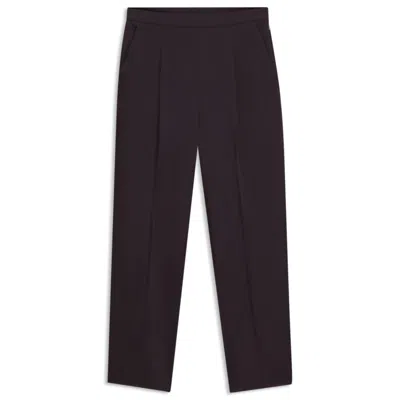 Hugo Boss Regular-fit Trousers With Tapered Leg In Black