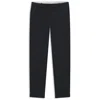Hugo Boss Regular-fit Wide-leg Trousers In Soft Flannel In Black