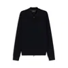 Hugo Boss Regular-fit Zip Cardigan In Wool Knit In Black