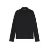 Hugo Boss Regular-fit Zipper-through Sweatshirt With Reflective Details In Black