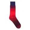 Hugo Boss Regular-length Socks With Degrad Print And Logo In Orange