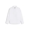Hugo Boss Relaxed-fit Blouse In Cotton Poplin In White