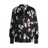 Hugo Boss Floral-print Blouse In Multi