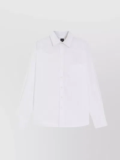 HUGO BOSS RELAXED FIT COTTON SHIRT POCKET