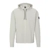Hugo Boss Relaxed-fit Hooded Shirt In Performance-stretch Fabric In White