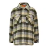 Hugo Boss Relaxed-fit Jacket In Checked Fabric With Patch Pockets In Multi