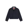 Hugo Boss Relaxed-fit Jacket In Dark-blue Japanese Denim In Blue
