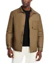 Hugo Boss Relaxed Fit Jacket In Open Green