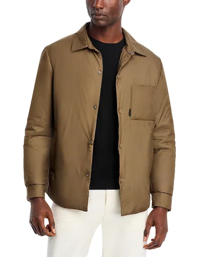 Hugo Boss Relaxed Fit Jacket In Open Green