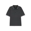 Hugo Boss Relaxed-fit Polo Shirt In Cotton With Mesh Pattern