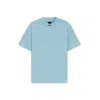 Hugo Boss Relaxed-fit Shirt In Stretch Cotton With Camp Collar In Blue
