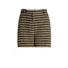 Hugo Boss Relaxed-fit Shorts In Tweed In Multi