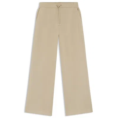 Hugo Boss Relaxed-fit Sweatpants With Double B Monogram In Neutral