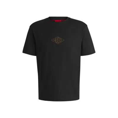 HUGO BOSS RELAXED-FIT T-SHIRT IN COTTON WITH EMBROIDERED LOGO
