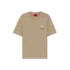 Hugo Boss Relaxed-fit T-shirt In Cotton With Split Logos