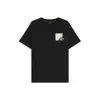 Hugo Boss Relaxed-fit T-shirt With Decorative Reflective Accents In Black