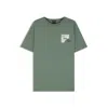 Hugo Boss Relaxed-fit T-shirt With Decorative Reflective Accents In Green