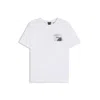 Hugo Boss Relaxed-fit T-shirt With Decorative Reflective Accents In White