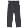 Hugo Boss Relaxed-fit Tracksuit Bottoms In Quilted Jacquard In Gray