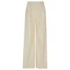 HUGO BOSS RELAXED-FIT TROUSERS IN A SLUB COTTON BLEND