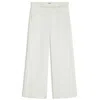 Hugo Boss Relaxed-fit Trousers In Cotton Canvas In White
