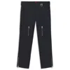 Hugo Boss Relaxed-fit Trousers In Mercerized Herringbone Cotton In Black