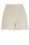 HUGO BOSS RELAXED-FIT TWEED SHORTS WITH BELT LOOPS