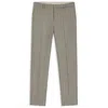 Hugo Boss Relaxed-fit Wrapped Pants In Stretch Fabric In Brown