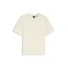 Hugo Boss Relaxed-fit T-shirt In Mercerized Cotton In Brown