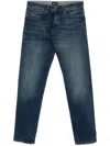 Hugo Boss Slim-fit Jeans In Rinse-washed Comfort-stretch Denim In Blau