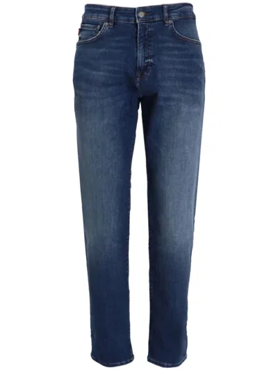 Hugo Boss Re.maine Straight-leg Jeans In Blau