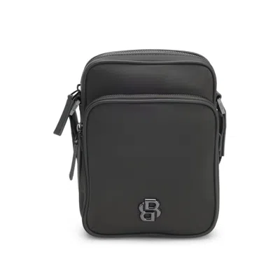 Hugo Boss Reporter Bag With Double B Monogram Hardware