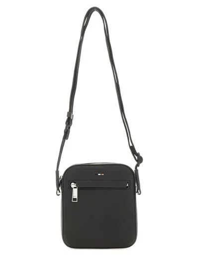HUGO BOSS REPORTER BAG WITH EMBOSSED LOGO