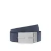 Hugo Boss Reversible Belt In Italian Leather