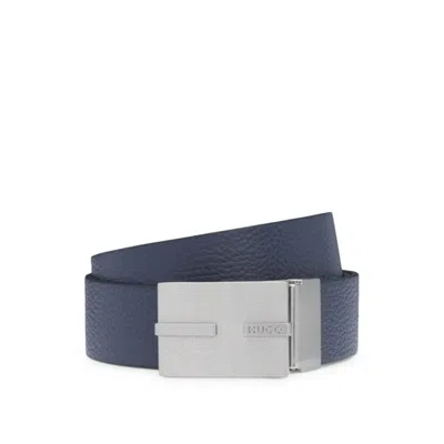 Hugo Boss Reversible Belt In Italian Leather