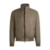 Hugo Boss Reversible Blouson Jacket With Water-repellent Finish In Green