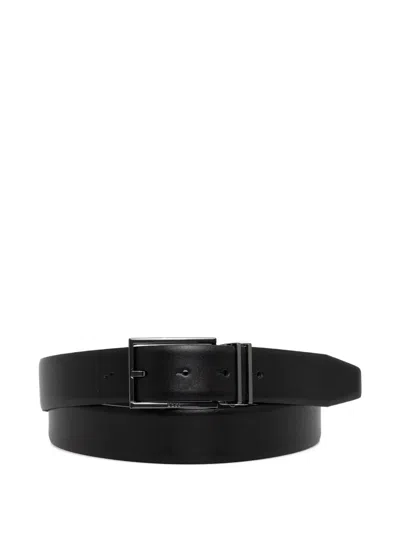 Hugo Boss Reversible Buckle Belt In Black