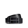 HUGO BOSS REVERSIBLE ITALIAN-LEATHER BELT WITH MILLED BUCKLE